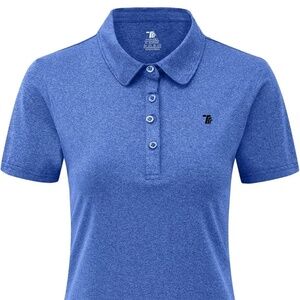 Rdruko Women's Dry Fit Golf Shirts Lightweight Short Sleeve Polo Sports Shirts